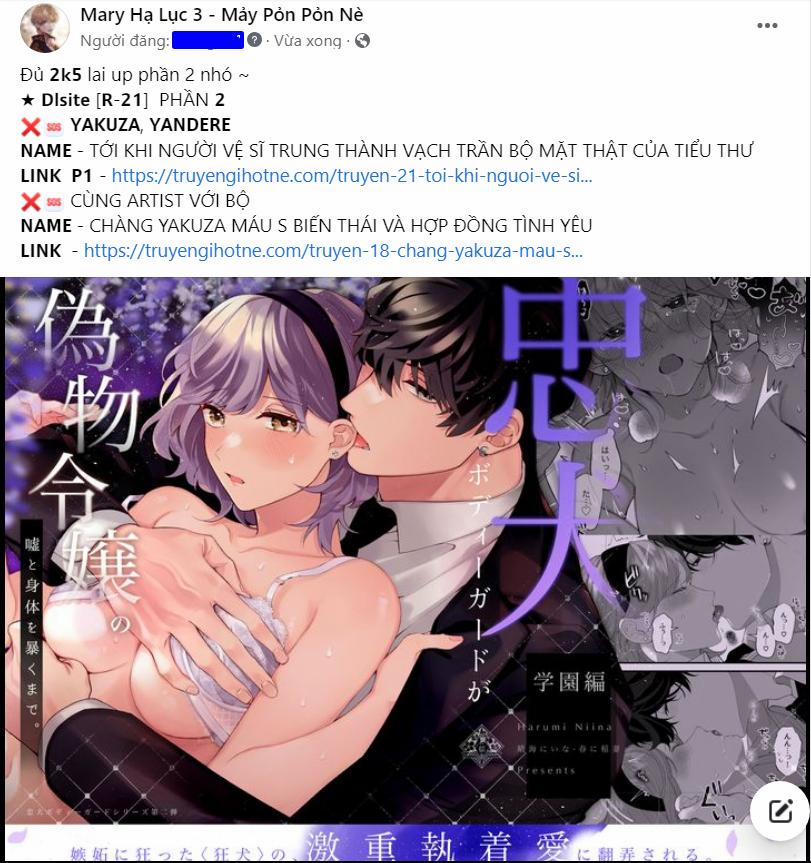 [18+] Chàng Yakuza Máu S Biến Thái Và Hợp Đồng Tình Yêu Chương 3 1 Trang 1