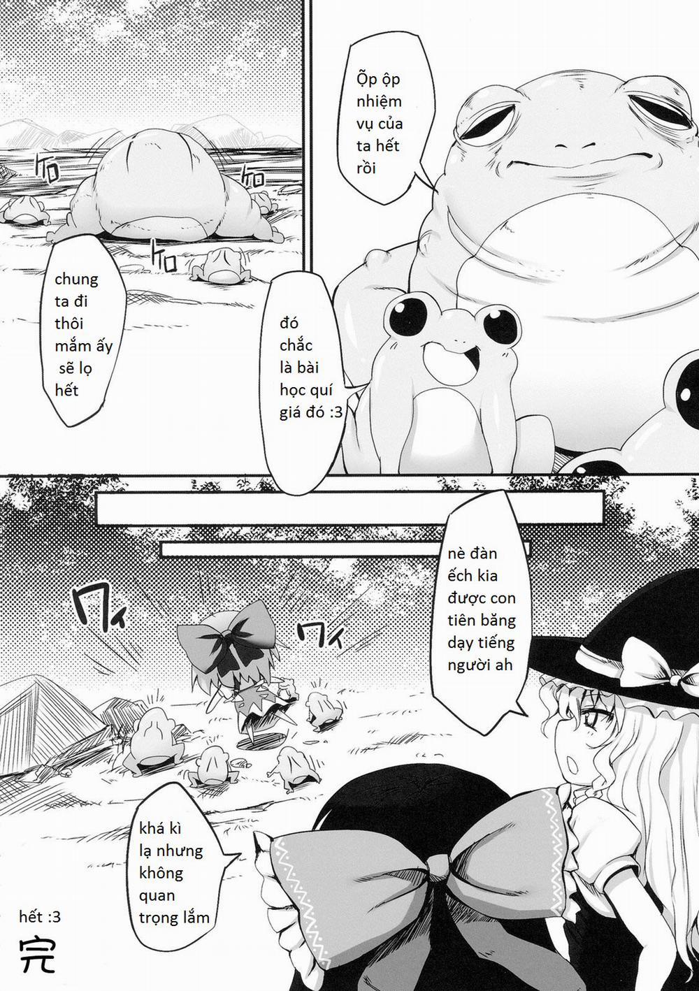 Chiruno Dai Pinchi! ~ Kaeru No Fukushuu Hen (Touhou Project) Chương Oneshot Trang 25