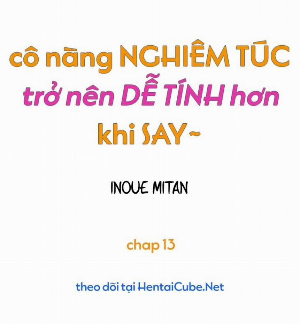 Cô nàng nghiêm túc trở nên dễ tính khi say Chương 13 14 Trang 1