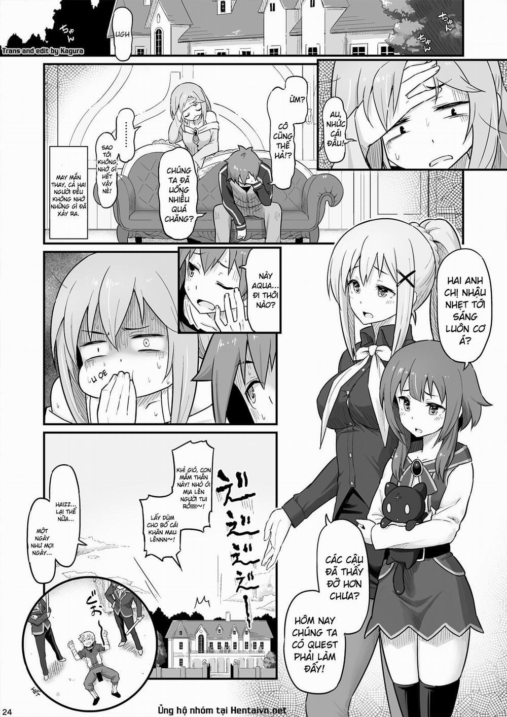 Damegami-sama wa Nomisugi ni Gochuui o! (Kono Subarashii Sekai ni Syukufuku o!) Chương Oneshot Trang 25