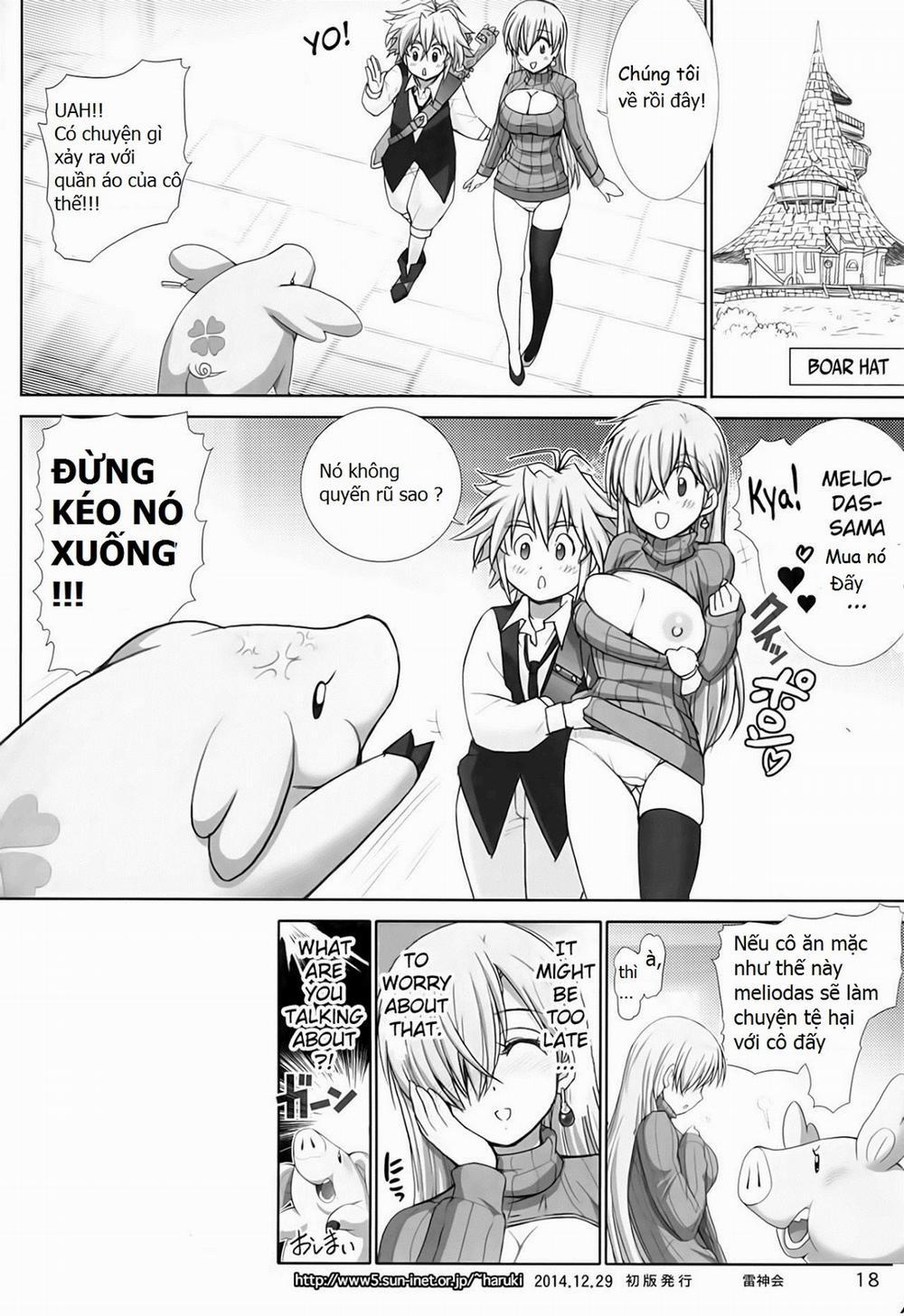 Elizabeth Ni Rei No Sweater Kisete Mita (Nanatsu no Taizai) Chương One shot Trang 16