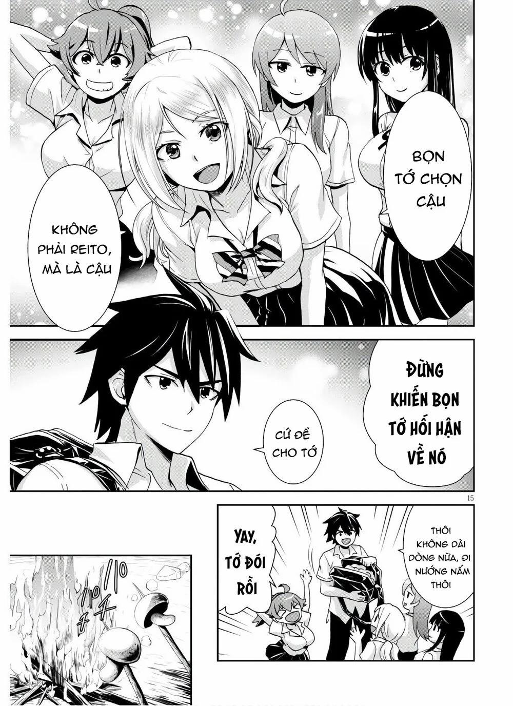 Gakkou No Minna To Isekai No Mujintou Ni Tenishitakedo Ore Dake Rakushou Desu Chương 3 Trang 17