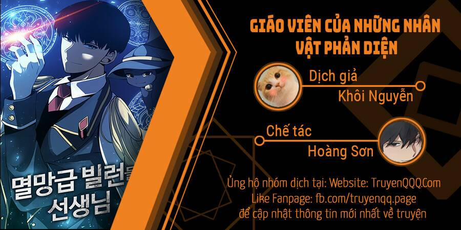 Giáo Viên Của Những Nhân Vật Phản Diện Chương 1 Trang 1