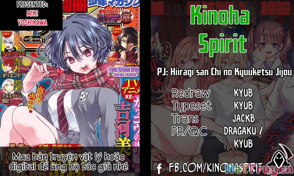 Hiiragi-San Chi No Kyuuketsu Jijou Chương 10 Trang 1