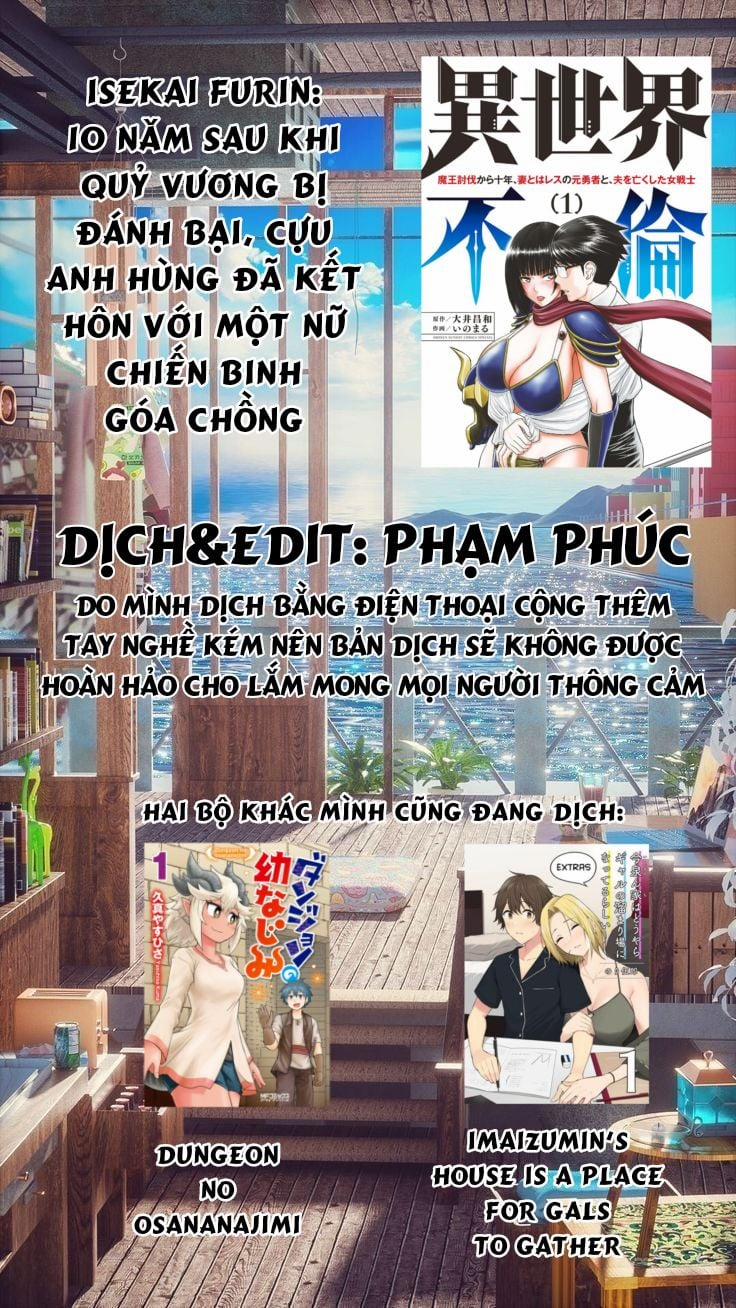 Isekai Furin: 10 Năm Sau Khi Ma Vương Bị Đánh Bại, Cựu Anh Hùng Đã Kết Hôn Với Một Nữ Chiến Binh Góa Chồng Chương 1 Trang 1