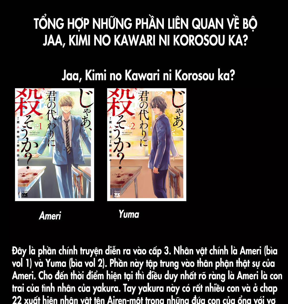 Jaa Kimi No Kawari Ni Korosou Ka ~ Prequel (Tiền Truyện) Chương 11 Trang 2