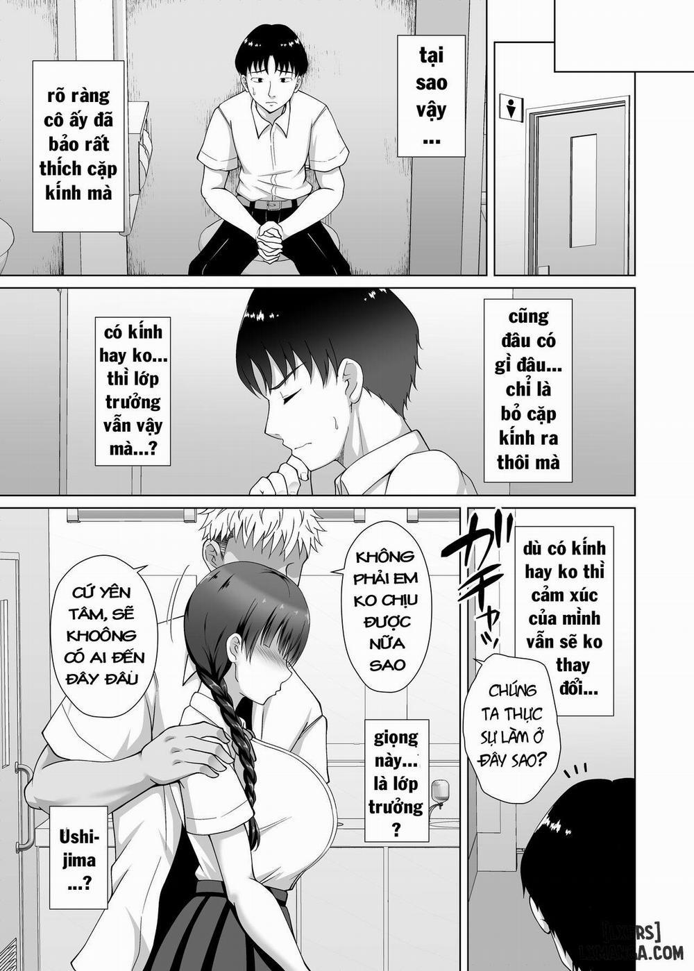 Kanojo ga Megane o Hazushita Wake ~Kataomoi no Kyonyuu Iinchou ga Yarichin Kareshi ni Somerareru made~ Chương Oneshot Trang 33