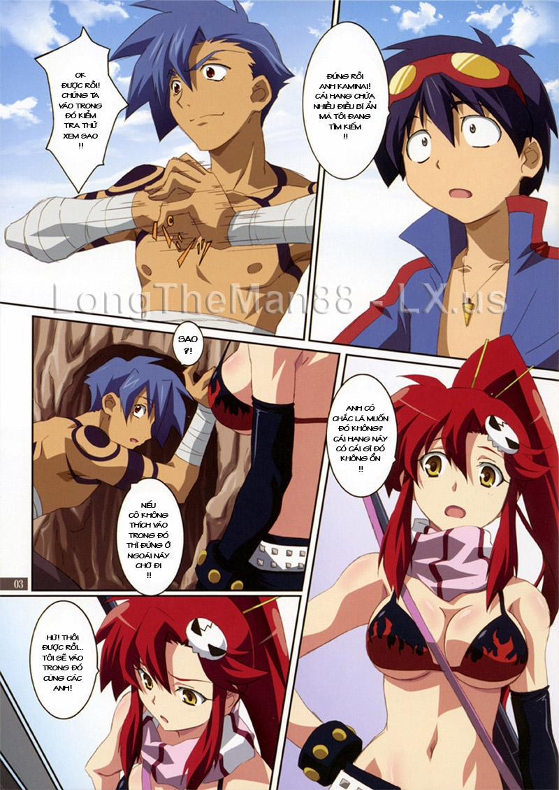 Kibun ha Yokoso (Tengen Toppa Gurren Lagann) Chương Oneshot Full Color Trang 4