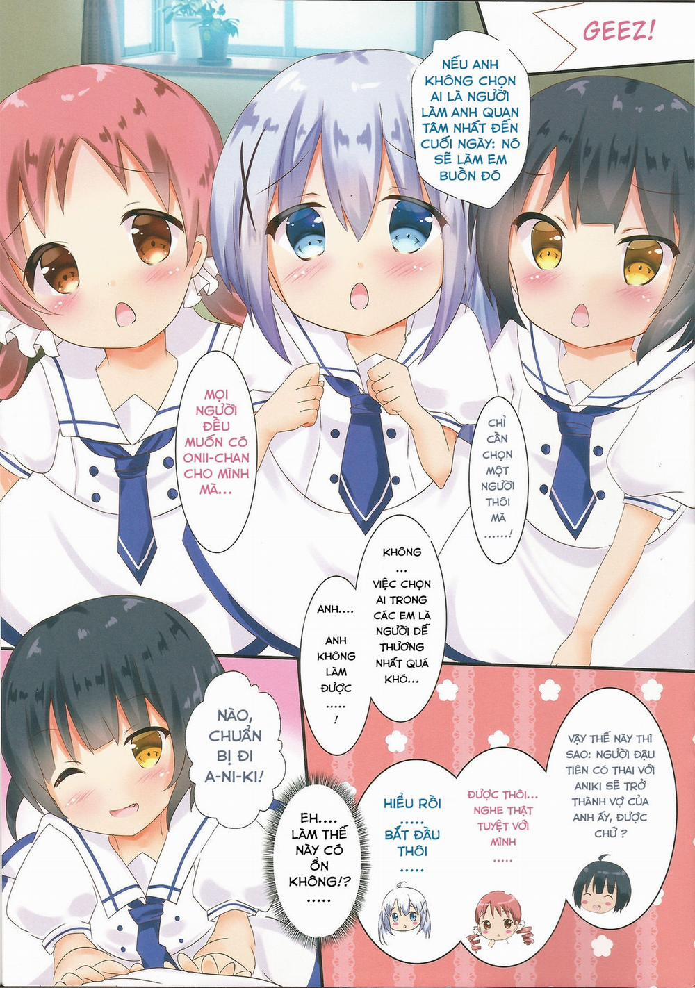 Kozukuri Chimahametai (Gochuumon wa Usagi Desu ka?) Chương Oneshot Trang 5