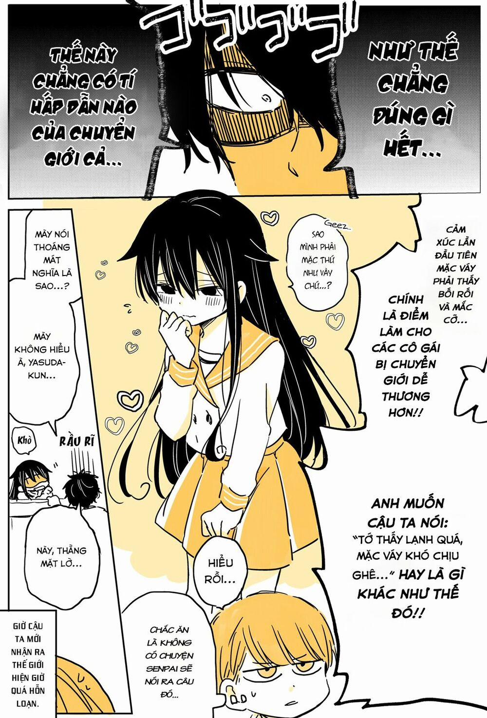 Mendokusagari Danshi Koukousei Ga Asa Okitara Onnanoko Ni Natteita Hanashi Chương 4 Trang 4