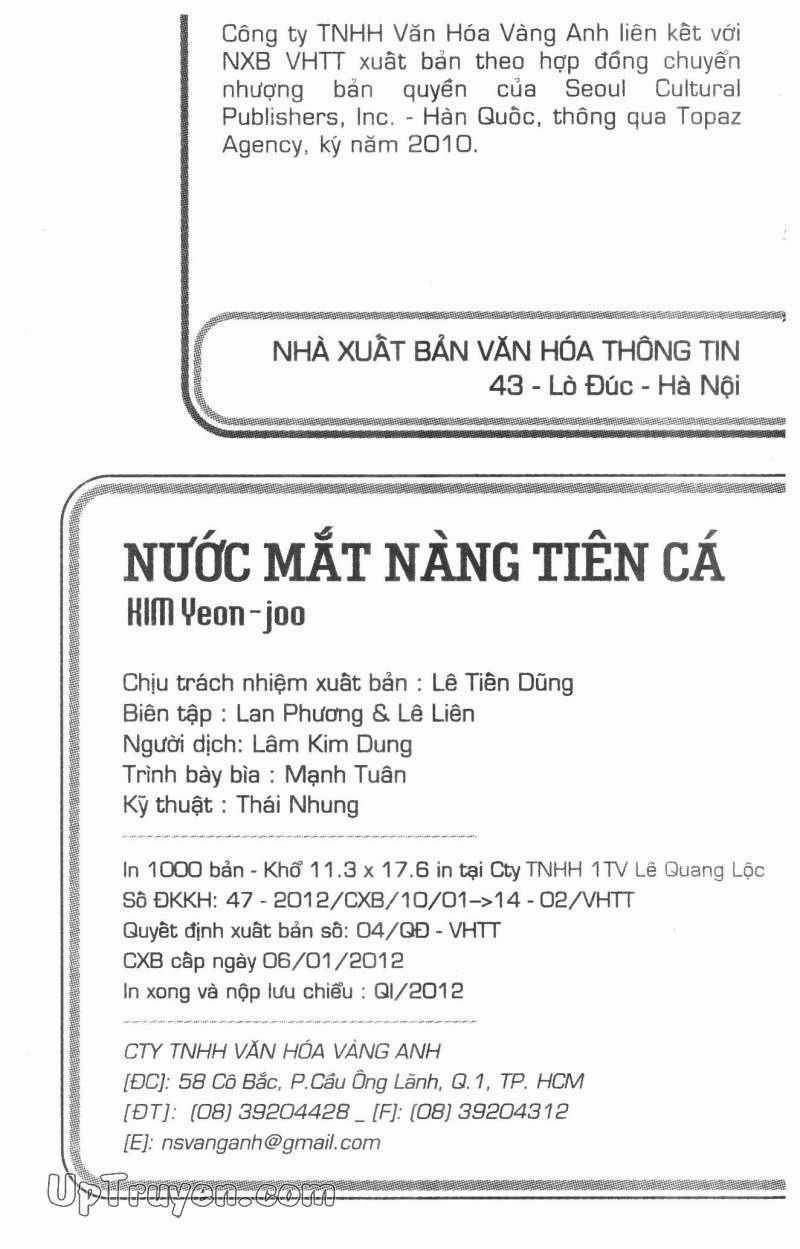 Nước Mắt Nàng Tiên Cá Chương 1 Trang 2