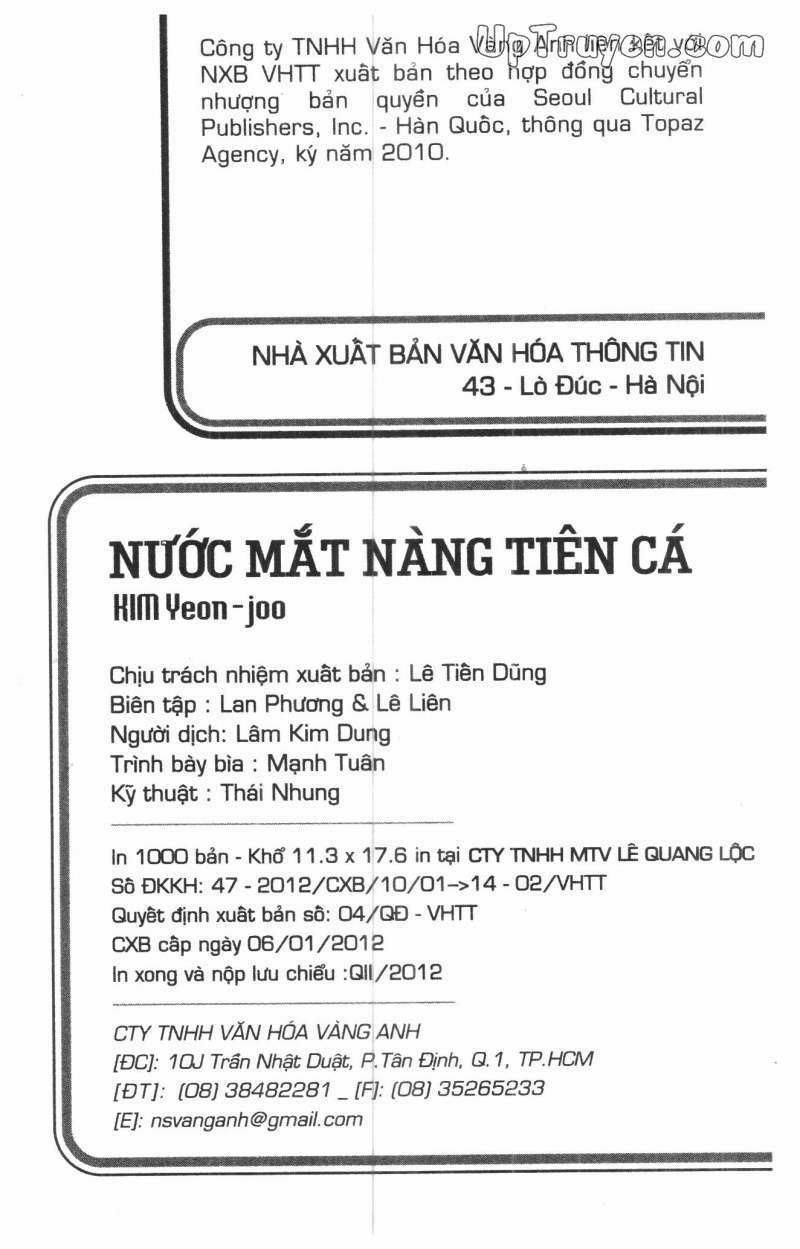 Nước Mắt Nàng Tiên Cá Chương 5 Trang 2