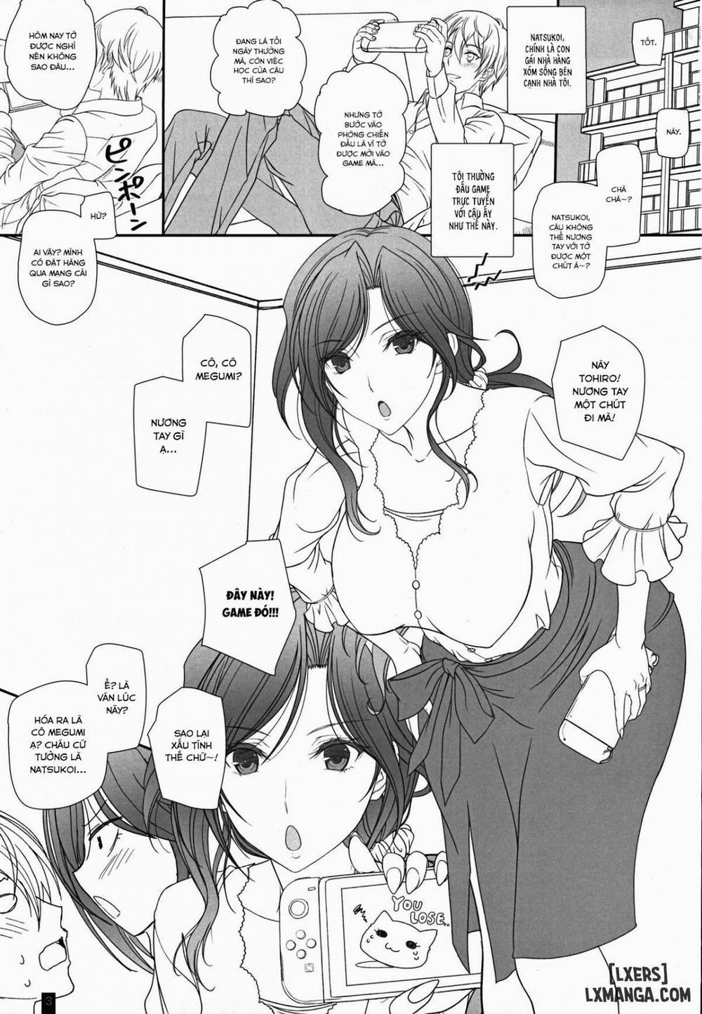 Otonari-san to no Love Love Ecchi Hitozuma Megumi-san Chương Oneshot Trang 2