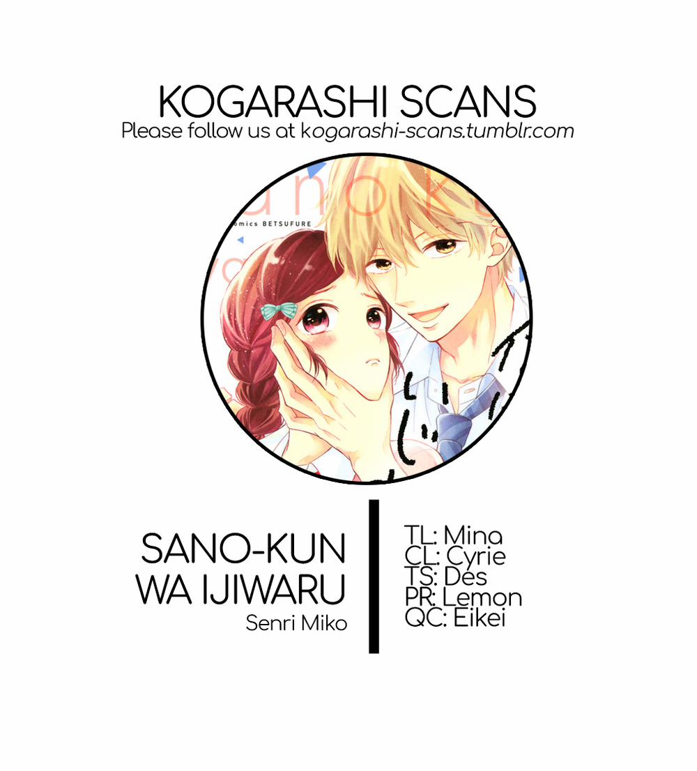 Sano-Kun Wa Ijiwaru Chương 4 Trang 2