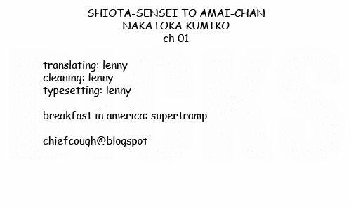 Shiota-Sensei To Amai-Chan Chương 1 Trang 12