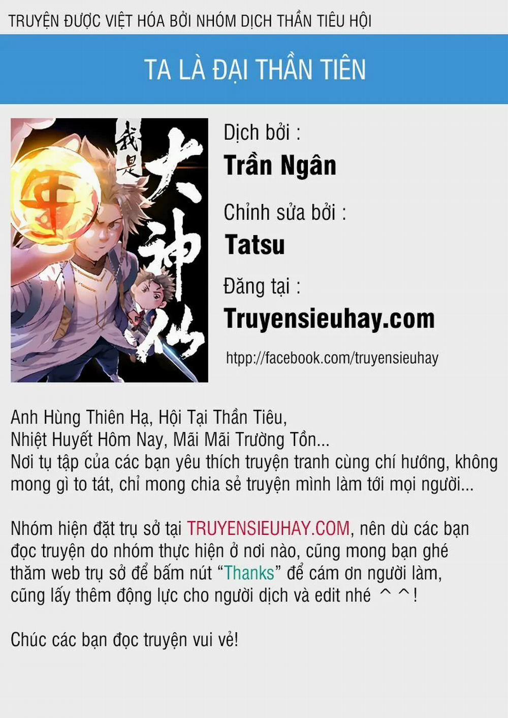 Ta Là Đại Thần Tiên Chương 3 Trang 1