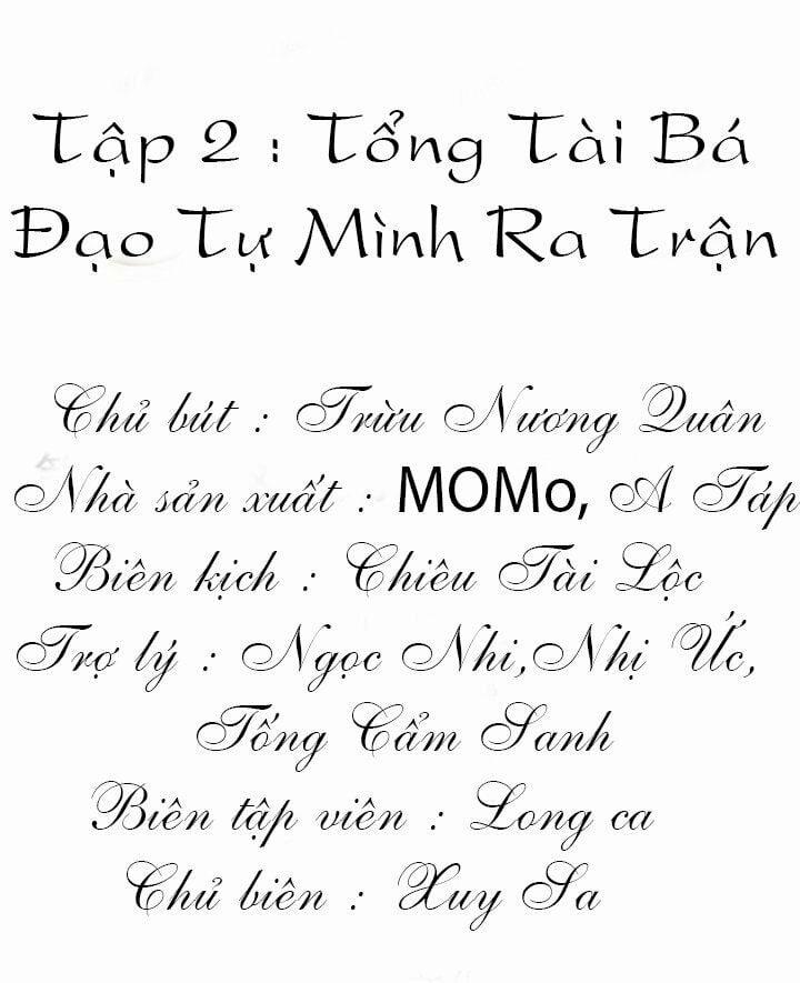 Tổng Tài Xấu Xa, Đừng Hòng Thoát Chương 2 Trang 3