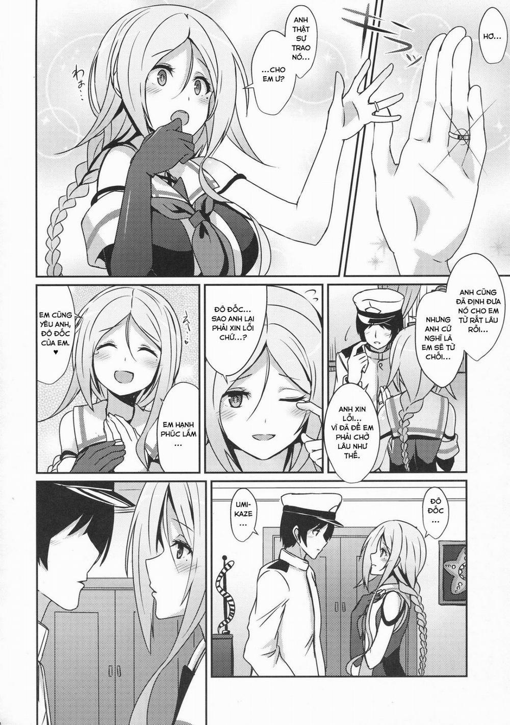 Umikaze no Kekkon Shoya (Kantai Collection) Chương Oneshot Trang 3