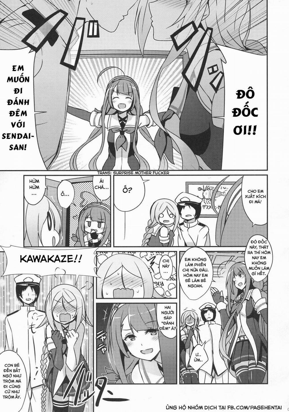 Umikaze no Kekkon Shoya (Kantai Collection) Chương Oneshot Trang 4