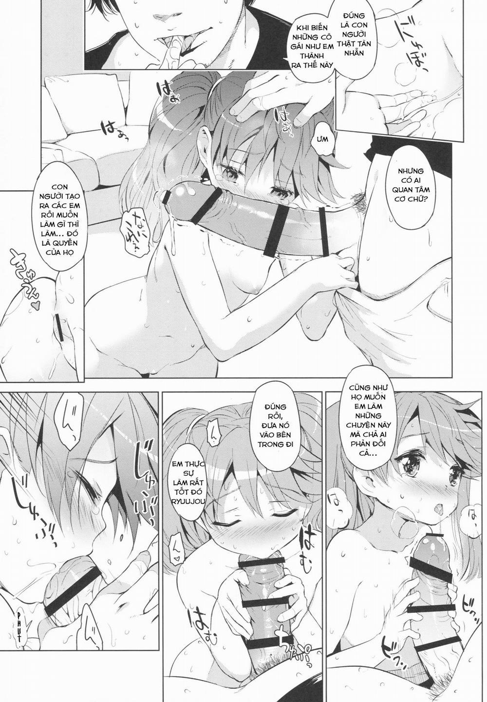 YariCir ni Sasowaretara Ryuujou-chan ga Ita Ken (Kantai Collection) Chương 1 Trang 12